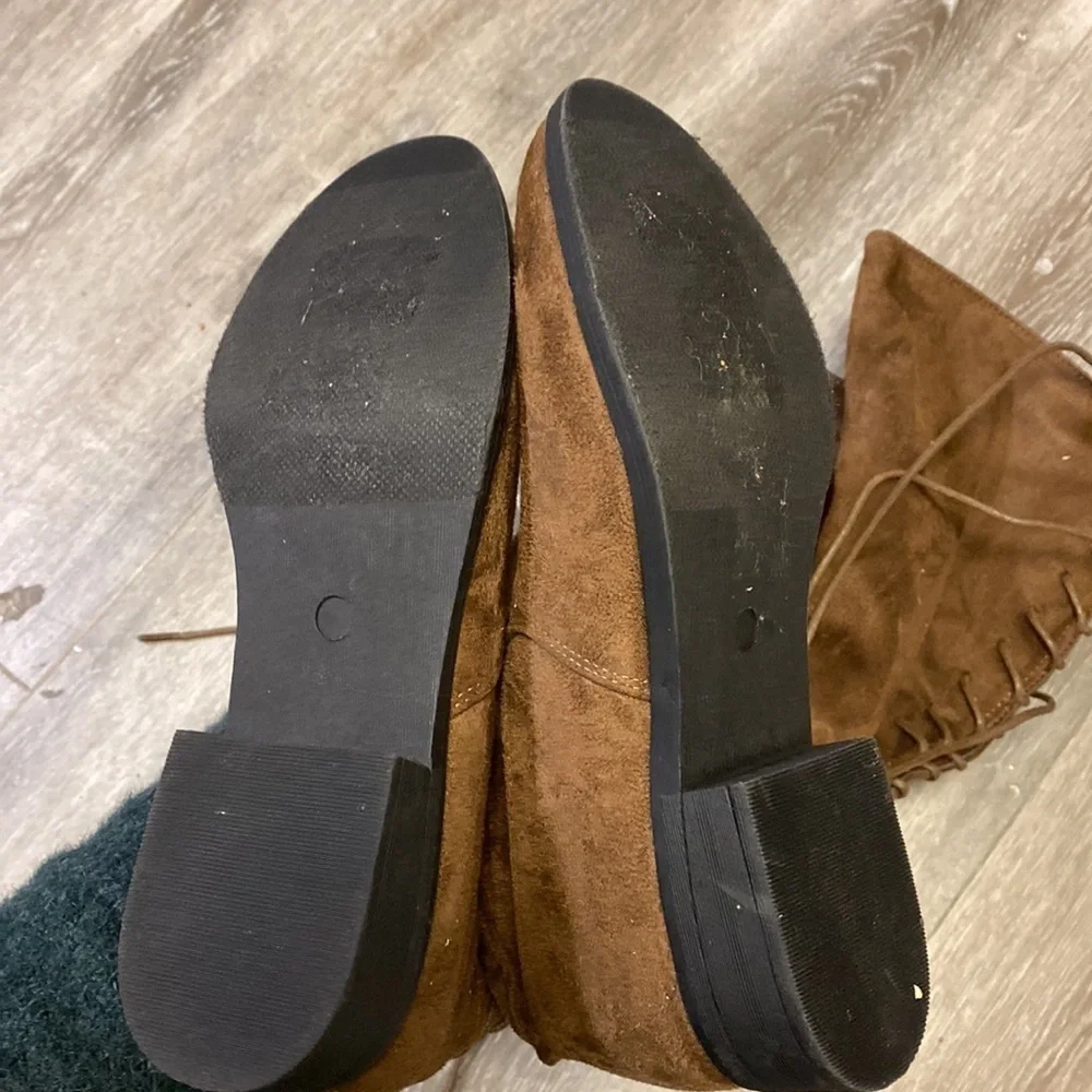 French Connection | Jasper Over The Knee Boots Brown Size 6